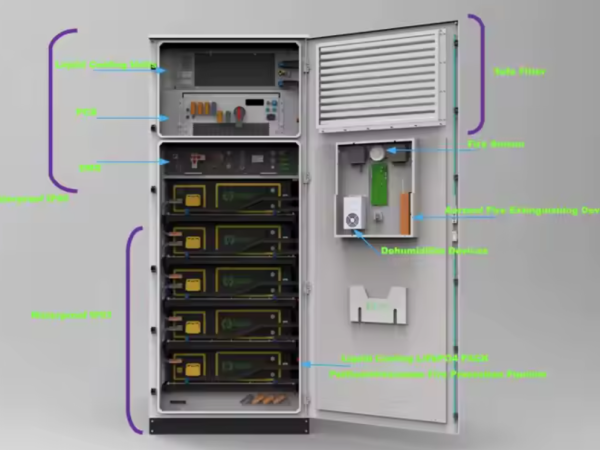 AC COUPLING 832V 314Ah LiFePO4 Lithium Batteries Container Solar Farm Power Bank PCS 125KW 261KWh 1MWh 4MWh 5MWh - Image 4